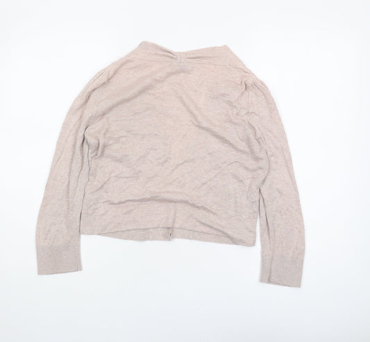 Womens UK Size S Wallis Beige Cardigan Jumper