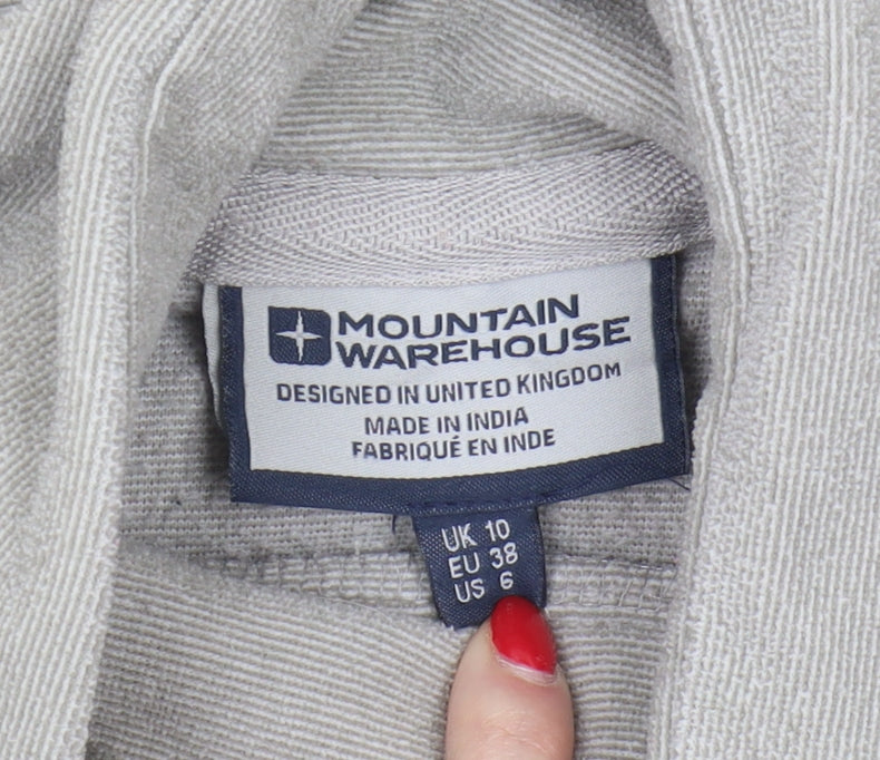 Womens UK Size 10 Mountain Warehouse Grey Pullover Sweatshirt