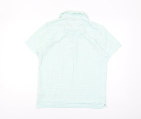 Nike Unisex Green Polo Shirt M Short Sleeve Casual