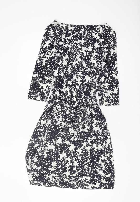 Hobbs Women's Multicoloured Wrap Dress Size 12