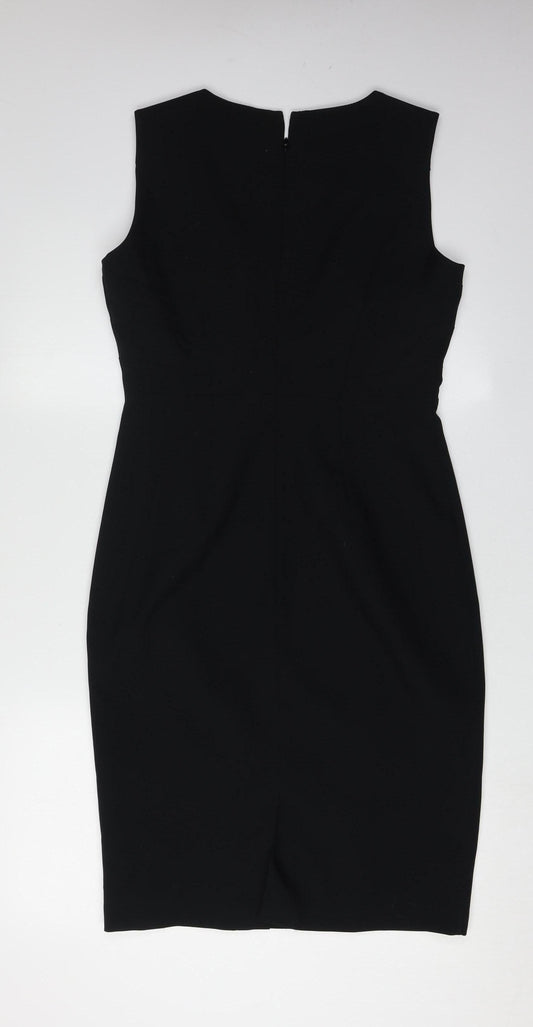 M&Co Women's Black Sleeveless Dress - Size 10