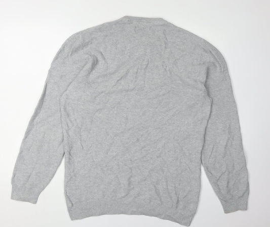 Greenwoods Men's Grey Pullover Jumper L