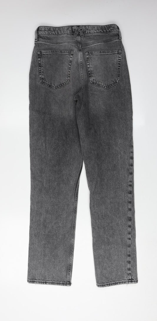 Womens UK Size 4 River Island Regular Fit Grey Jeans