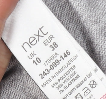 Womens UK Size 10 NEXT Grey Pullover Jumper