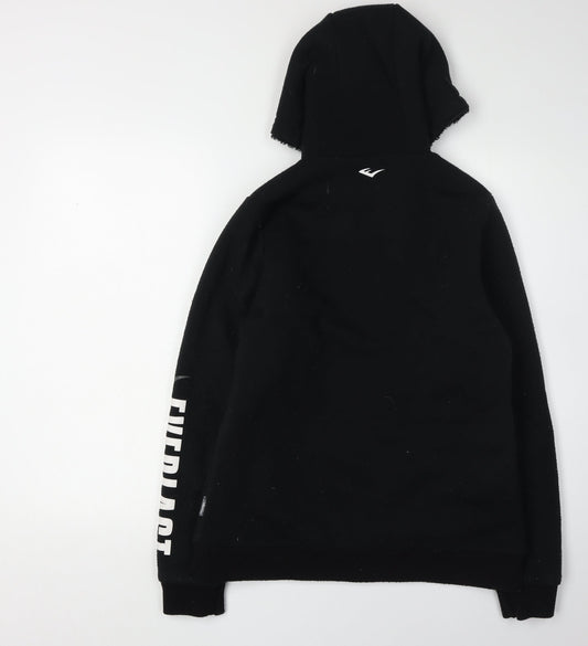 Everlast Women's Black Full Zip Hoodie, Size 14