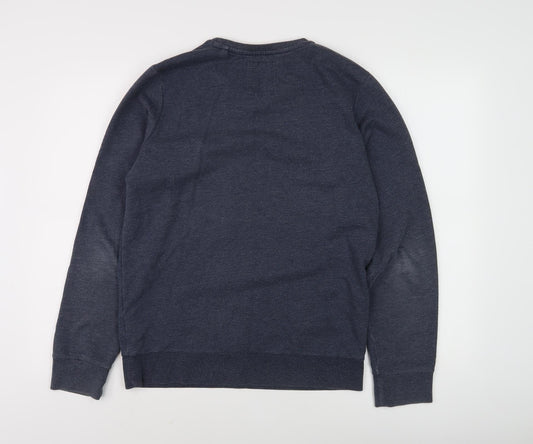 Mens UK Size M Red Herring Grey Pullover Sweatshirt