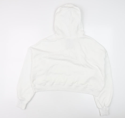 Hollister Women’s White Pullover Hoodie S