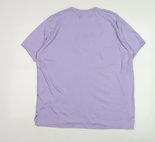 Womens UK Size L Honor Millburn Purple T-Shirt