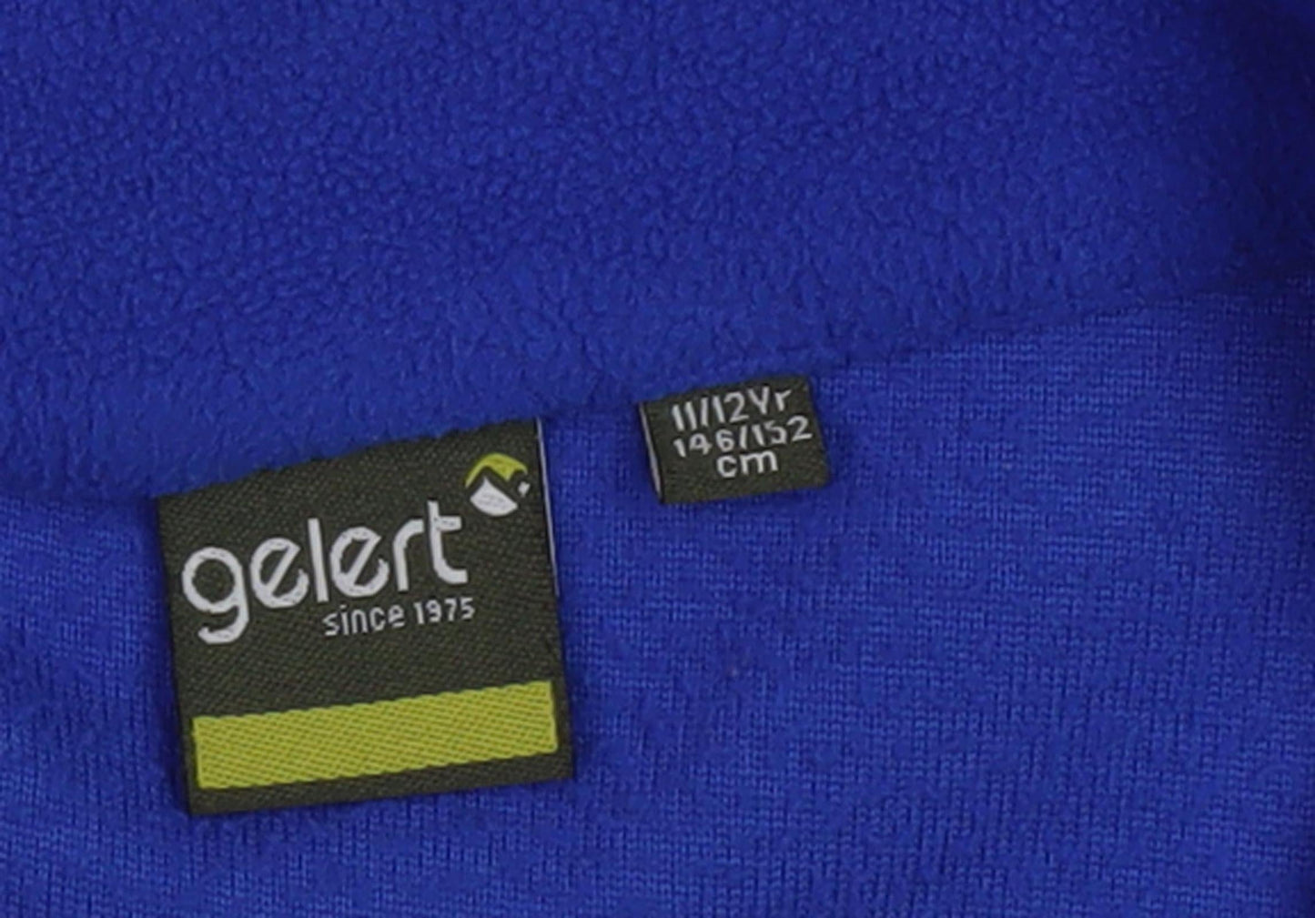 Gelert Boys' Blue Fleece Sweatshirt, 11-12Y, 1/2 Zip