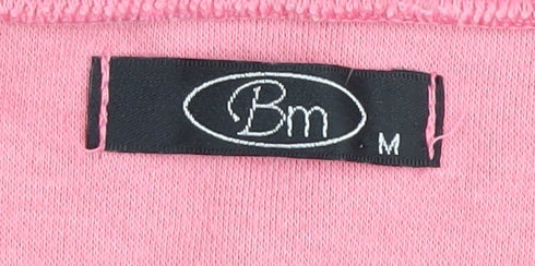 Womens UK Size M BM Pink T-Shirt