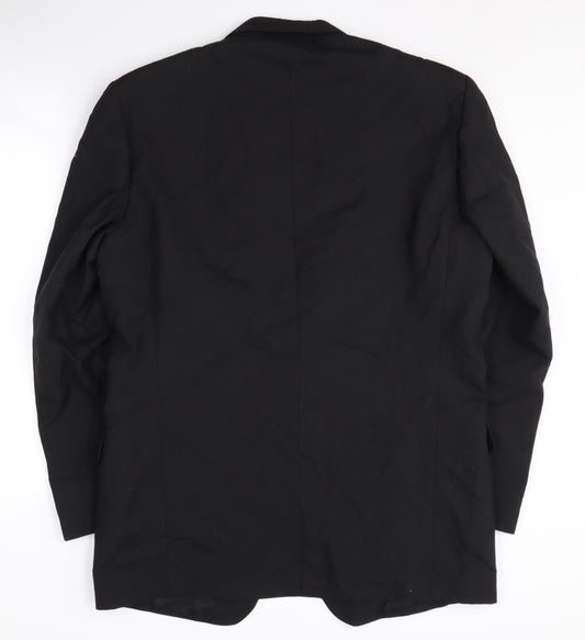 Mens UK Size 40 Ciro Citterio Regular Black Suit Tuxedo