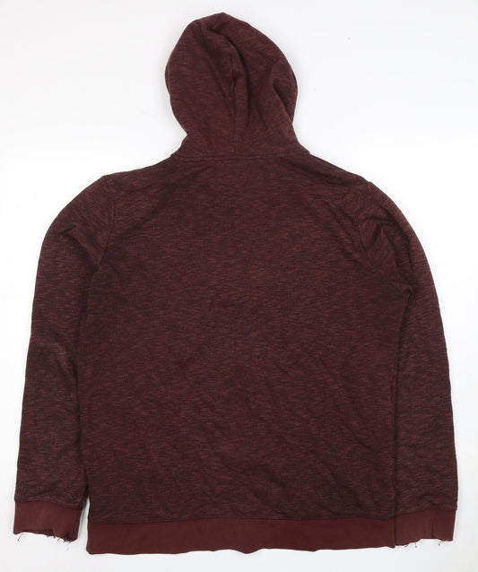 Next Men's Brown Full Zip Hoodie Jumper M