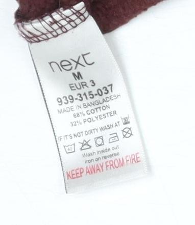 Next Men's Brown Full Zip Hoodie Jumper M