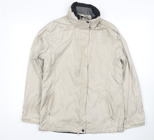 Hi Gear Beige Waterproof Unisex Jacket Size 10