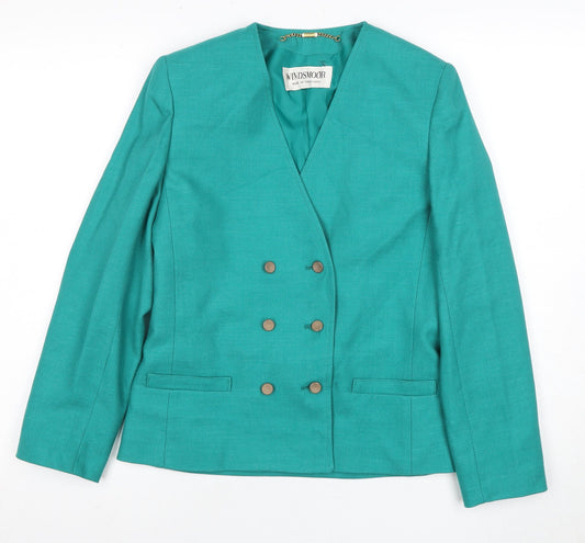 Womens UK Size 8 Windsmoor Regular Green Blazer