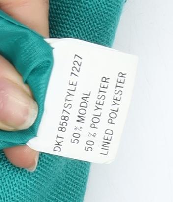 Windsmoor Women's Green Double-Breasted Blazer Size 8