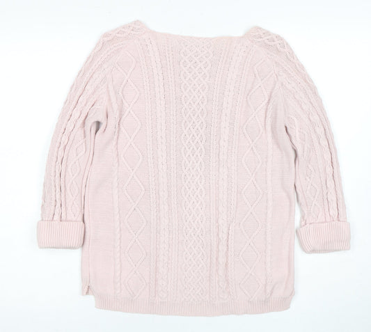 Womens UK Size S TRU Pink Jumper