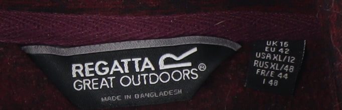 Regatta Women's Red XL High Neck Sweatshirt