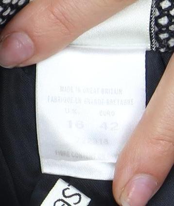 Eastex Womens Black Pencil Skirt Size 16