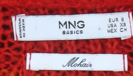 Womens UK Size S MNG Basics Multicoloured Pullover Jumper