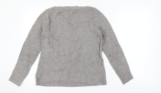 Womens UK Size 10 Marks and Spencer Grey Pullover Jumper