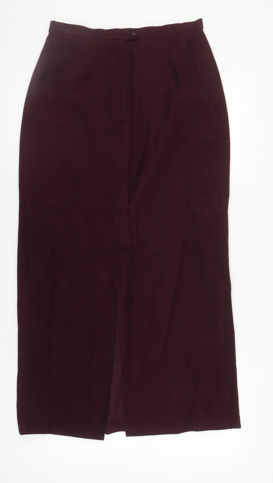 Long Tall Sally Women's Purple Pencil Skirt Size 14
