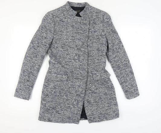 Womens UK Size M Zara Grey Overcoat