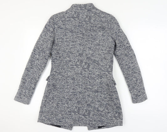 Womens UK Size M Zara Grey Overcoat