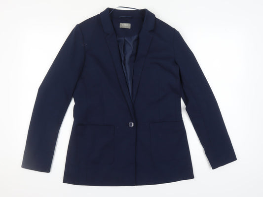 Womens UK Size 10 Oasis Regular Blue Blazer