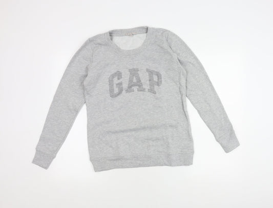 Womens UK Size S Gap Grey Pullover Sweatshirt