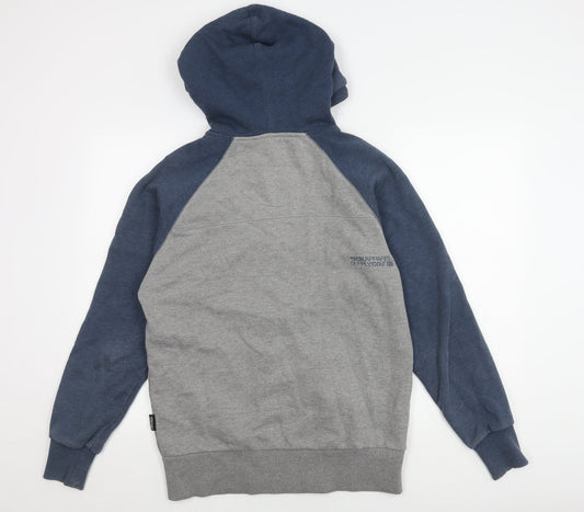 Surfanic Men's Grey Full Zip Hoodie, M