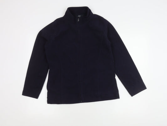 Womens UK Size M Isle Essentials Blue Basic Jacket