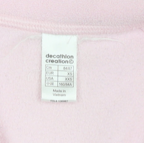 Womens UK Size XS Decathlon Creation Pink Sweatshirt