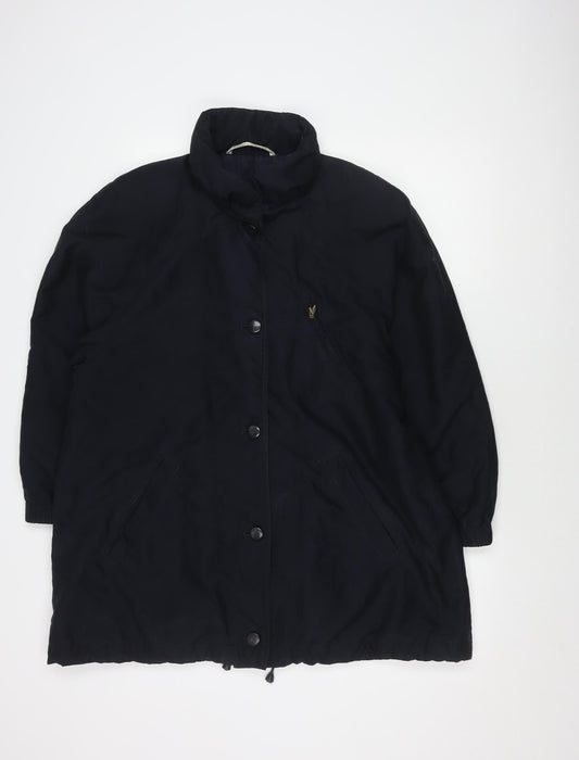 Womens UK Size 14 Marks and Spencer Navy Parka Coat