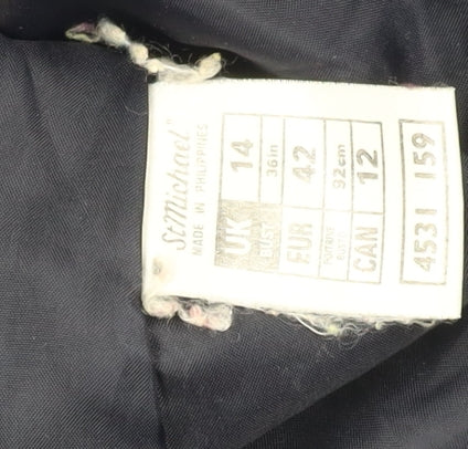 Womens UK Size 14 Marks and Spencer Navy Parka Coat