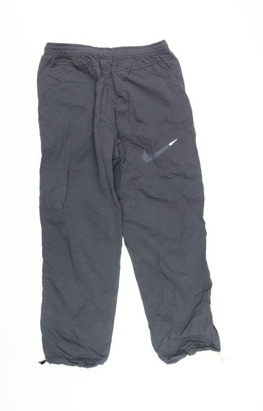 Nike Men's Black Windbreaker Trousers Size S