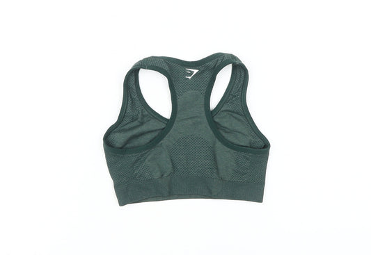 Gymshark Women’s Green XS Sports Bra - Racerback