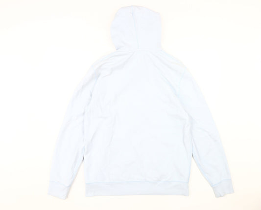 Mens UK Size M Levi's Blue Pullover Hoodie
