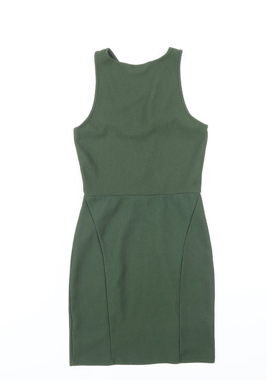 Miss Selfridge Green Petite Bodycon Dress