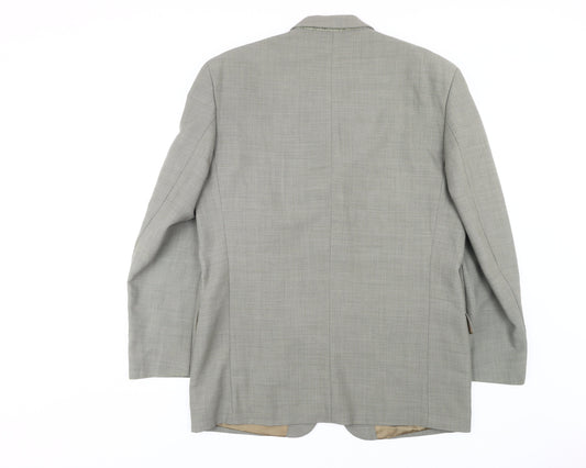Mens UK Size 40 Daniel Hechter Regular Grey Suit Jacket