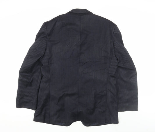 Mens UK Size 42 Burton Menswear Regular Blue Suit Jacket