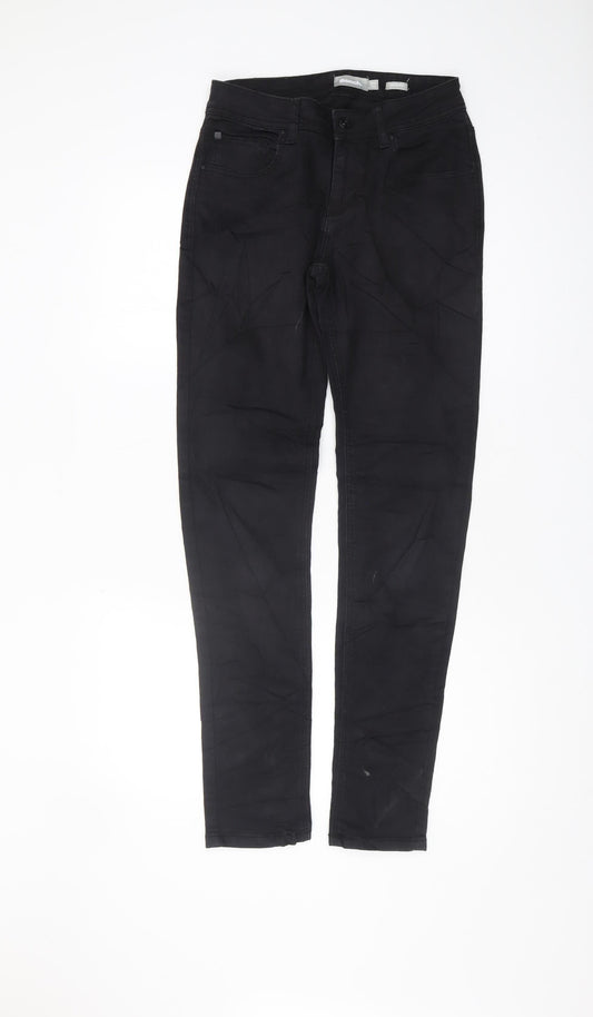 Womens UK Size 4 Bench Skinny Black Jeans