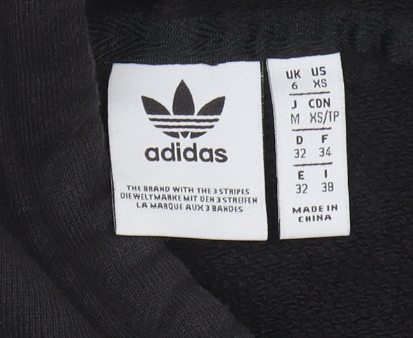 Adidas Women's Black XS Hoodie Pullover with Logo