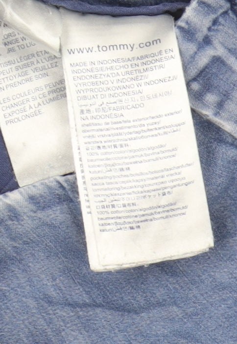 Tommy Hilfiger Women's Blue Straight Trousers Size 10