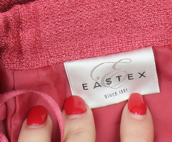Eastex Women's Pink Flare Knee Length Skirt Size 14