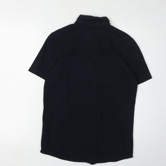 Jack & Jones Men's Black Polo Shirt Small