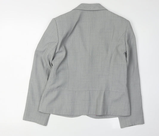 Eastex Women's Grey Suit Jacket Blazer Size 10