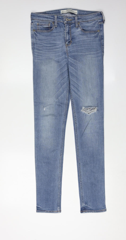 Womens UK Size 6 Abercrombie & Fitch Slim Fit Skinny Blue Jeans