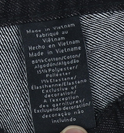 Calvin Klein Women's Black Flared Jeans Size 25