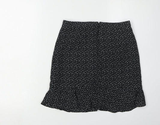 J.Crew Women's Black Polyester Skirt Size 2XS